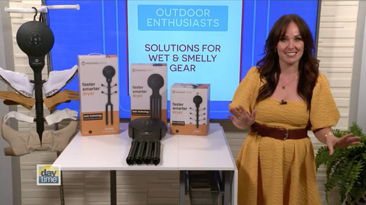 Daytime TV Show segment: "Tips for Outdoor Enthusiasts: Solutions for Wet & Smelly Gear"